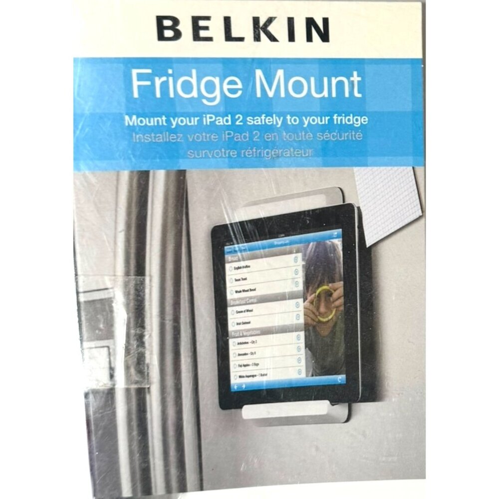 Belkin Fridge Mount For iPad 2 Secure Kitchen Tablet Holder